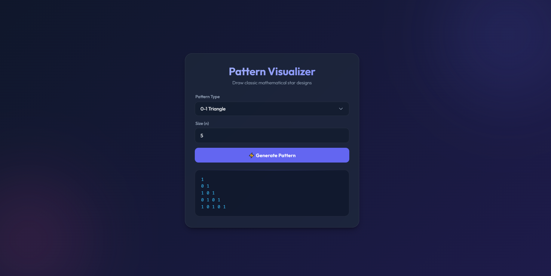 Basic Patterns screenshot