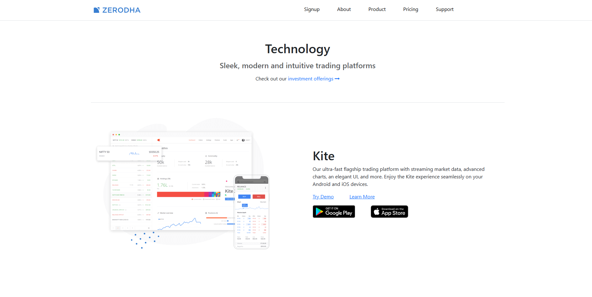 TradeSphere screenshot